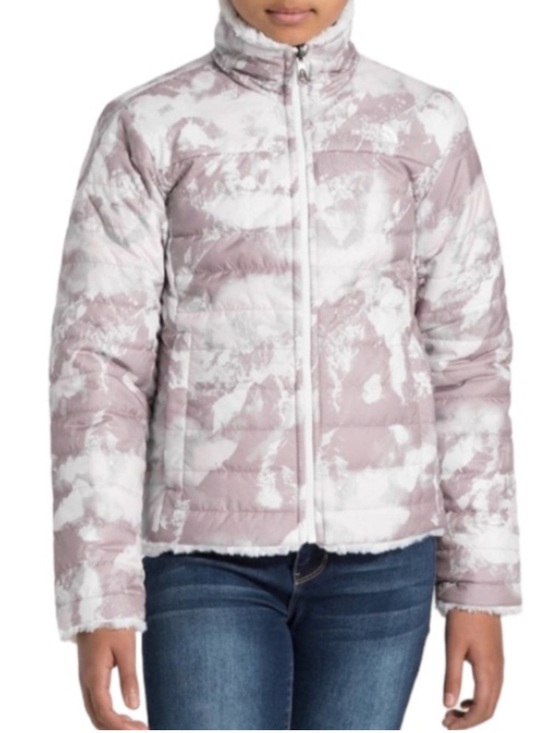 The North Face Other - The North Face Girls Reversible Mossbud Swirl Jacket Purple White Size M (10/12)